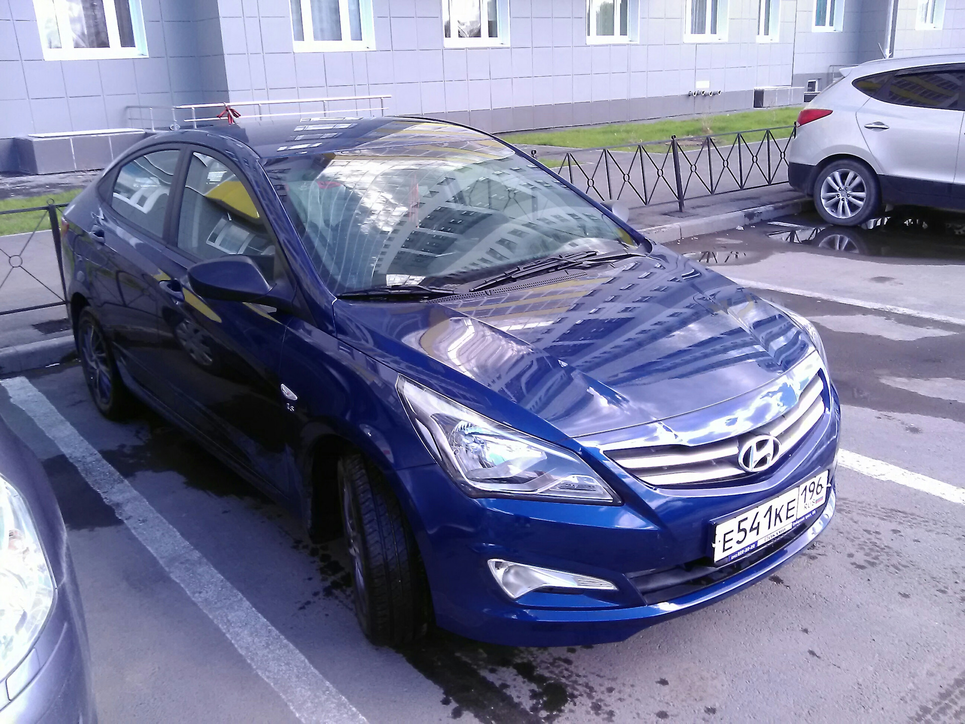 Hyundai Solaris 2015 синий