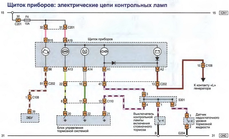 Схема подключения датчика давления масла лачетти Схемы электропитания ч2. - DRIVE2
