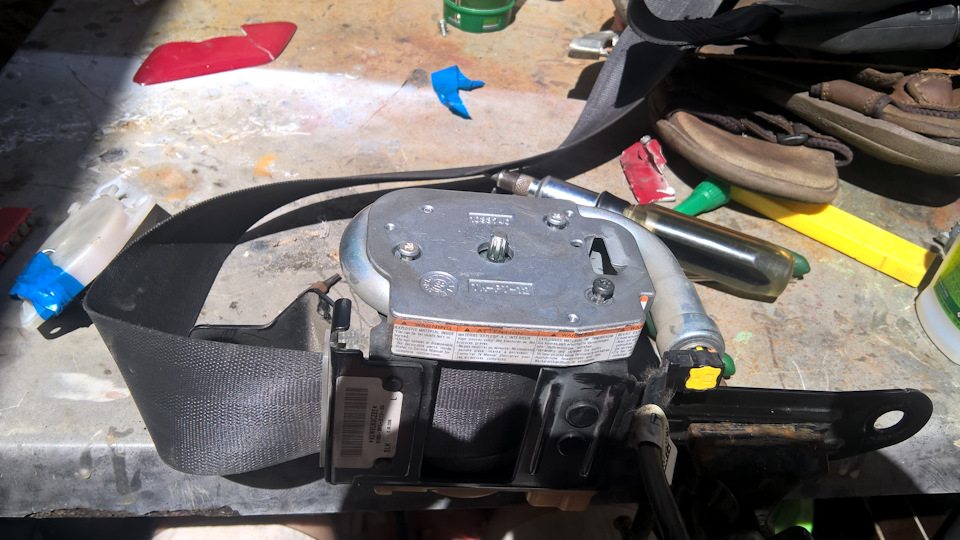 разблокировка ремней безопасности после дтп — Honda Civic Hatchback (8G ...