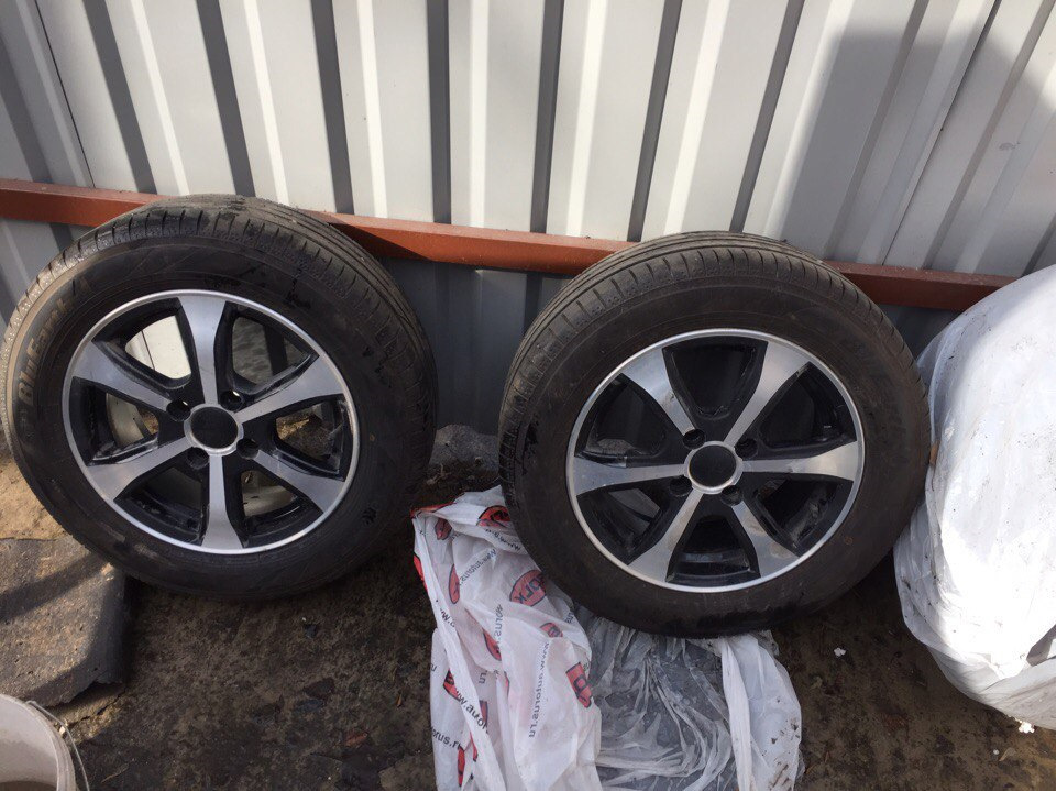 Летний комплект колес — Hyundai Getz, 1,6 л., 2009 года | колёсные ...