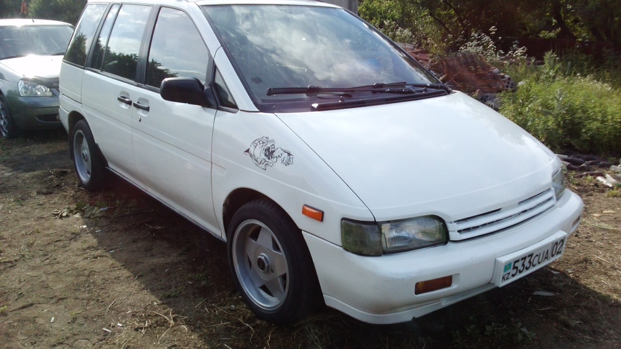 Nissan Prairie Mark II 2.0 бензиновый 1989 Синий металлик на DRIVE2