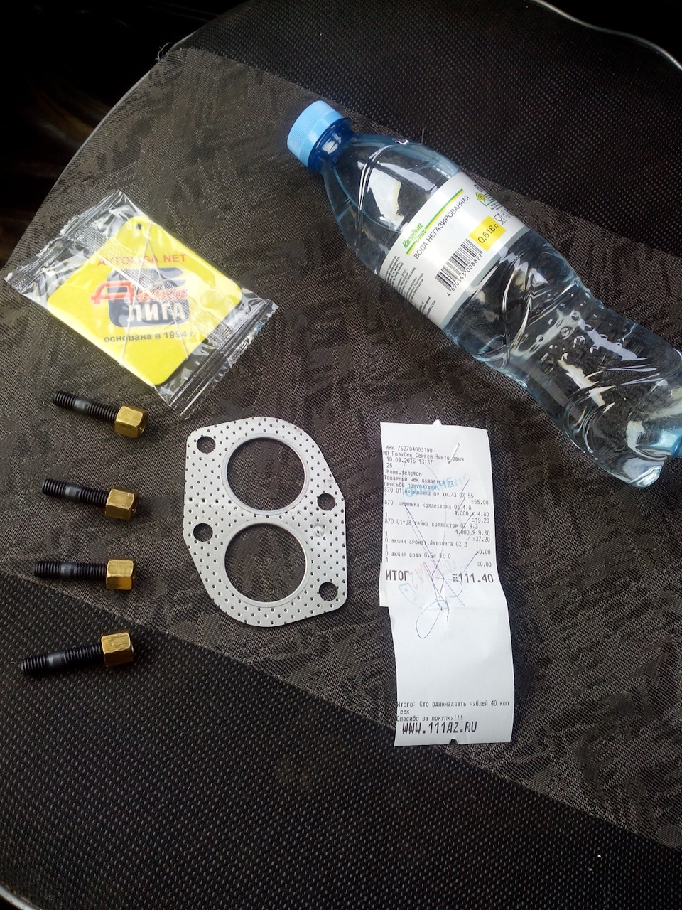 Замена прокладки приемной трубы. — Lada 4x4 3D, 1,8 л, 2000 года ...