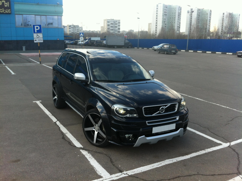 Фото тюнинга вольво хс90 Покрасил фары - Volvo XC90 (1G), 4,4 л, 2008 года стайлинг DRIVE2