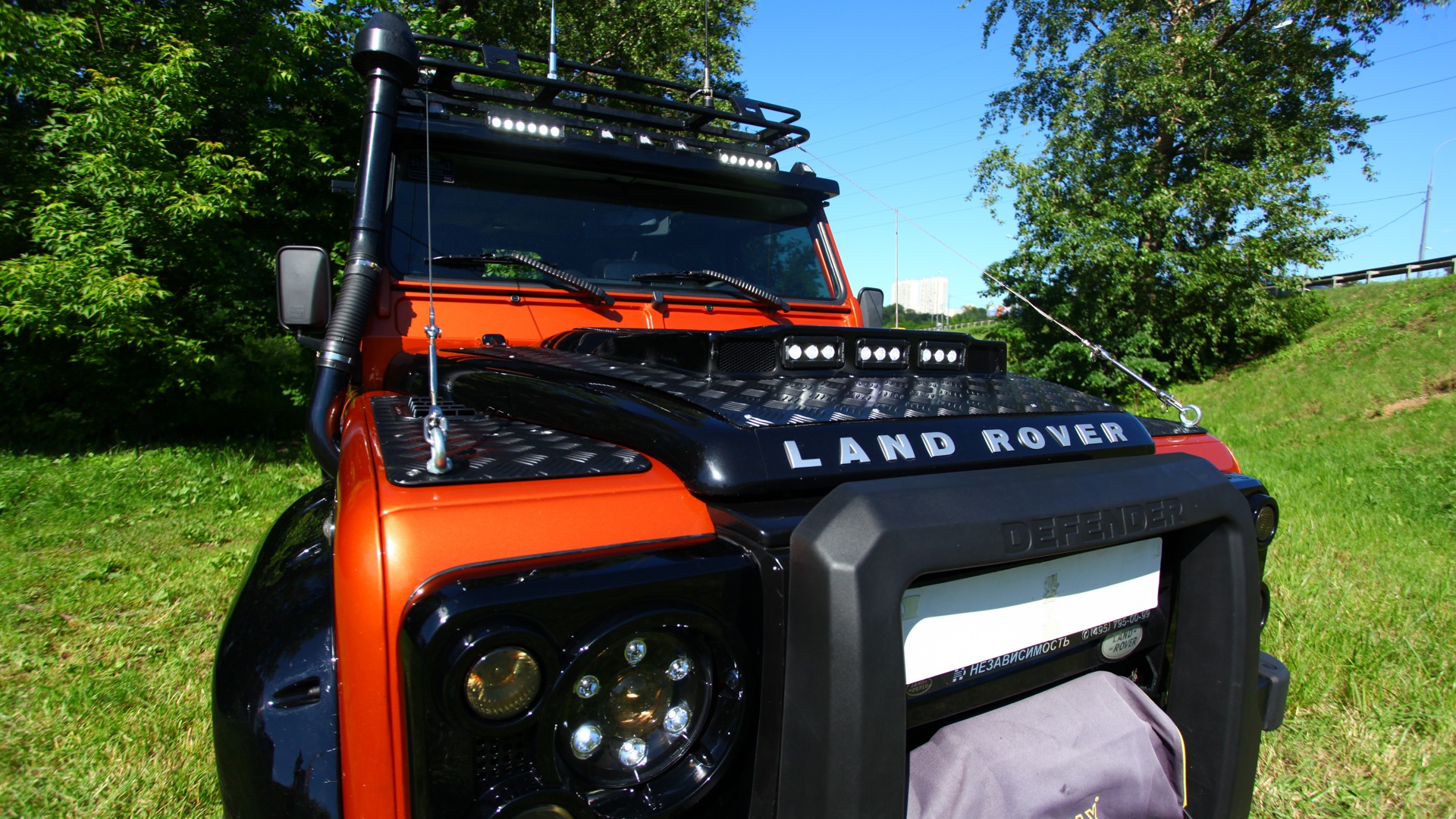 Land Rover Defender 2.4 дизельный 2010 | английский апельсин на DRIVE2