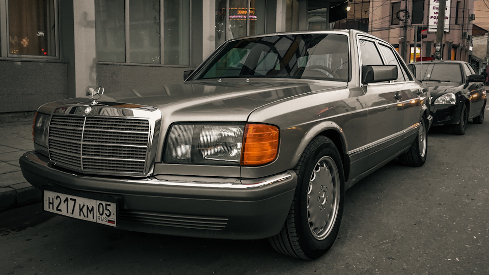 Коробка побеждена - Mercedes-Benz S-Class (W126), 5 л, 1984 года визит на сервис