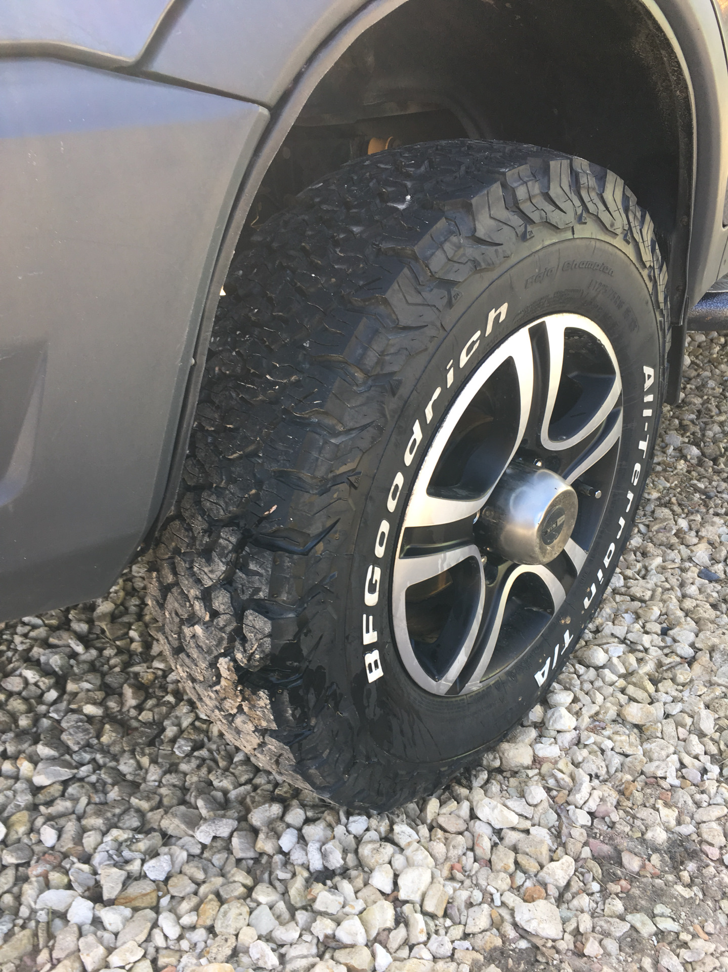 Резина BFGoodrich All Terrain T/A KO2 — ГАЗ Соболь, 2,9 л, 2016 года ...