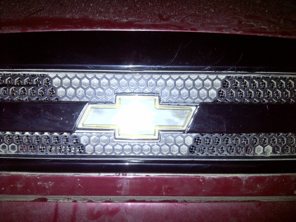 Решетка на капоте.(фото) Тонировка — Chevrolet Lanos, 1,5 л, 2007 года ...