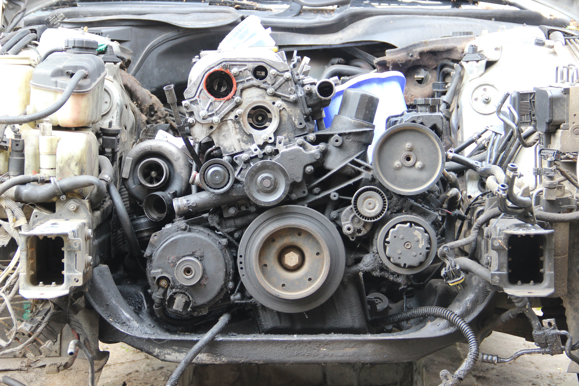 ремонт мотора Mercedes-Benz S-Class (W220), 3,2 л, 2000 года своими руками DRI