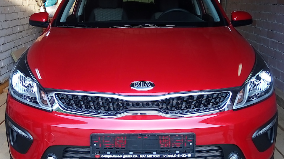 kia rio x line krasnaya mashina drive2