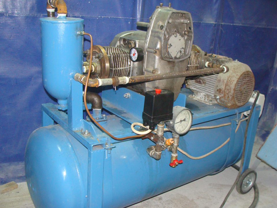 Компрессор из двигателя мото Днепр. — DRIVE2