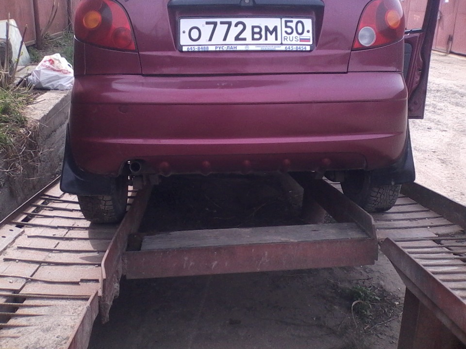 Насадка на глушитель Матиз! — Daewoo Matiz (M100/M150), 0,8 л, 2009 ...