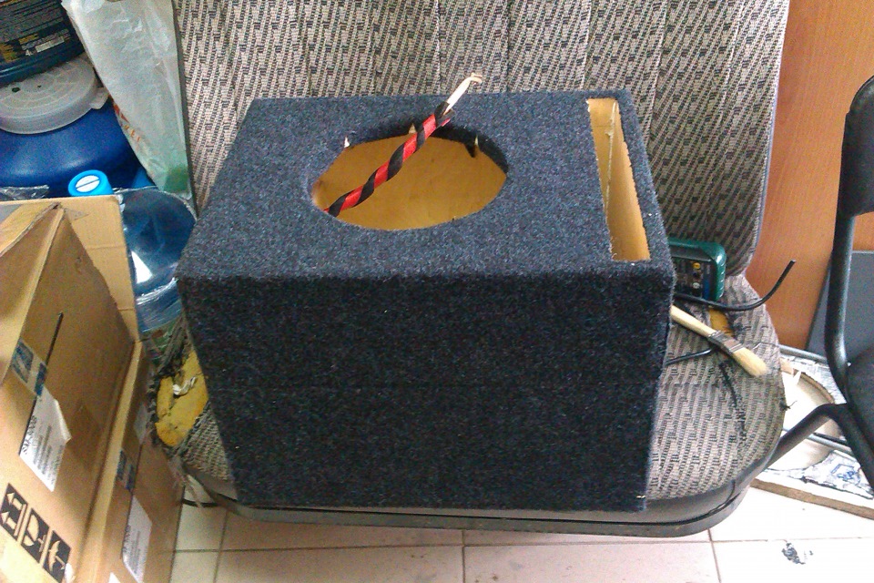 Решил обшить короб — Lada 2115, 1,5 л, 2005 года | автозвук | DRIVE2