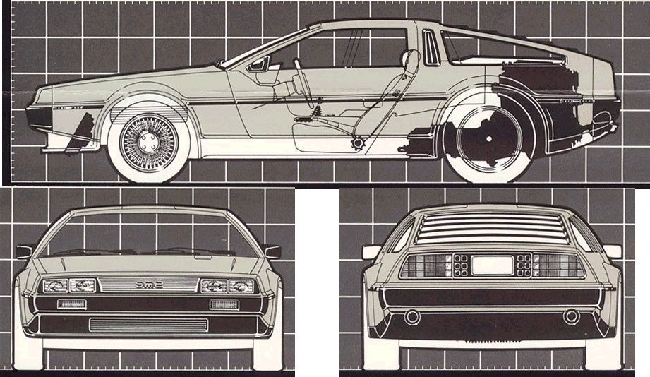 Delorean dmc 12 схема