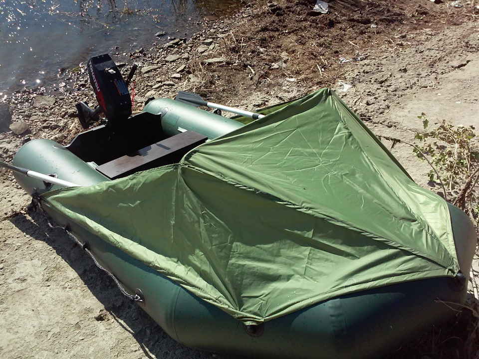 Носовой тент для ПВХ лодки (своими руками) — DRIVE2
