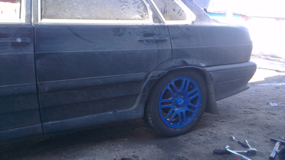 переход на летнюю резину — Lada 2115, 1,6 л, 2009 года | колёсные диски ...