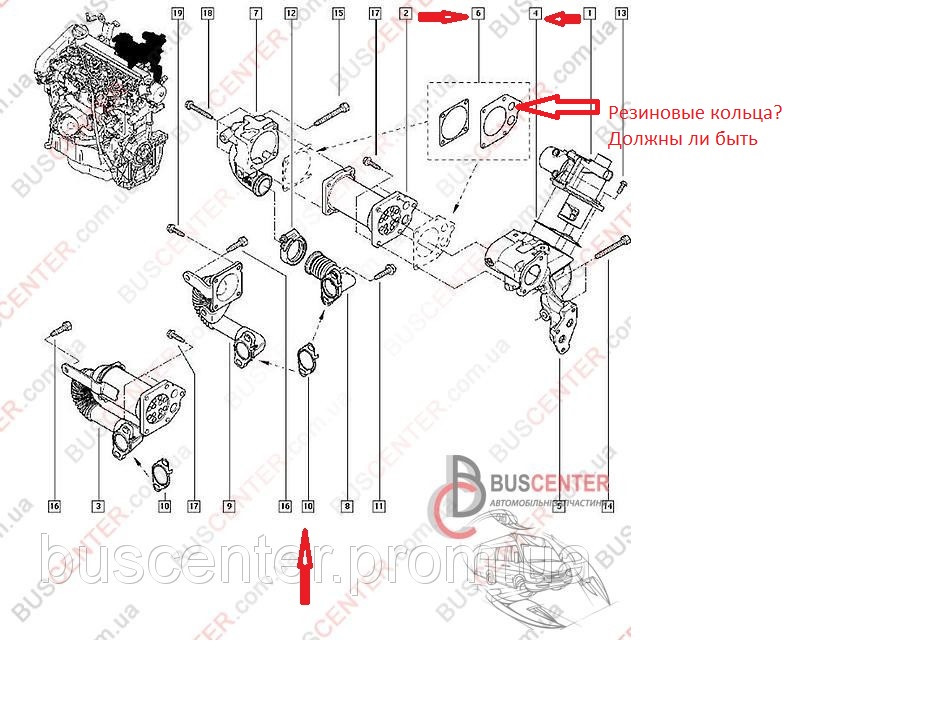 Артикулы прокладок — Renault Megane II, 1,5 л, 2008 года | запчасти ...