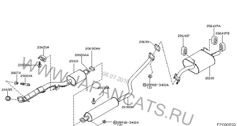 Схема выхлопной системы ниссан альмера классик