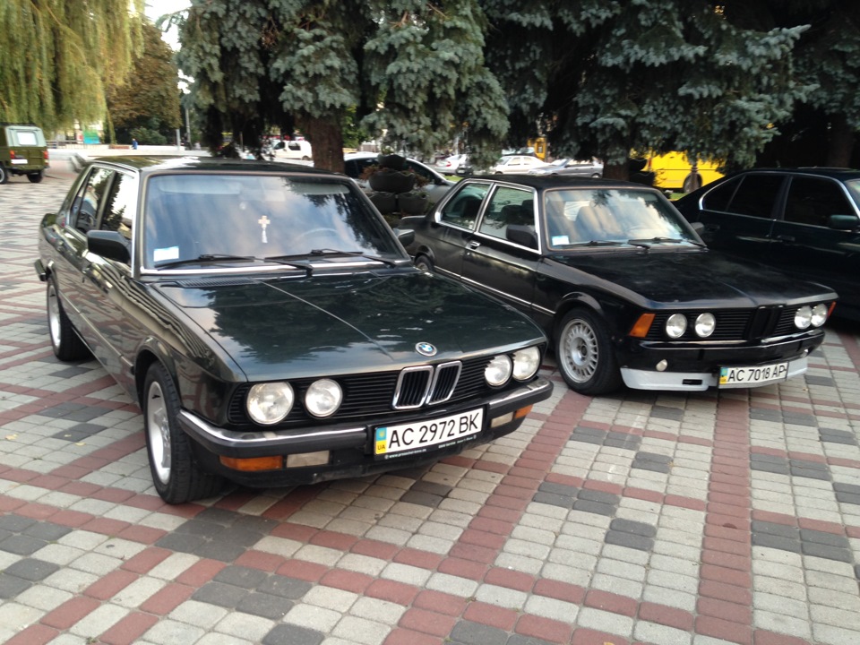 Vstrecha Bmw Club Lutsk 28 09 2014 Bmw 5 Series 2 4 L 1985 Goda Na Drive2