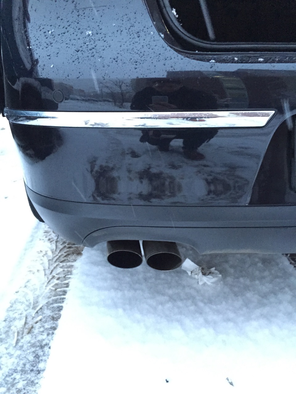 Насадка на выхлопную трубу Votex — Volkswagen Passat B6, 1,8 л, 2010 ...