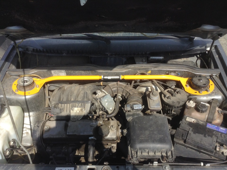 Немного спорта;)Растяжка под капот — DRIVE2