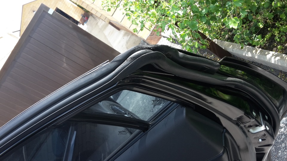 Уплотнительная резинка и чуть фоток — Mitsubishi Galant (9G), 2,4 л ...