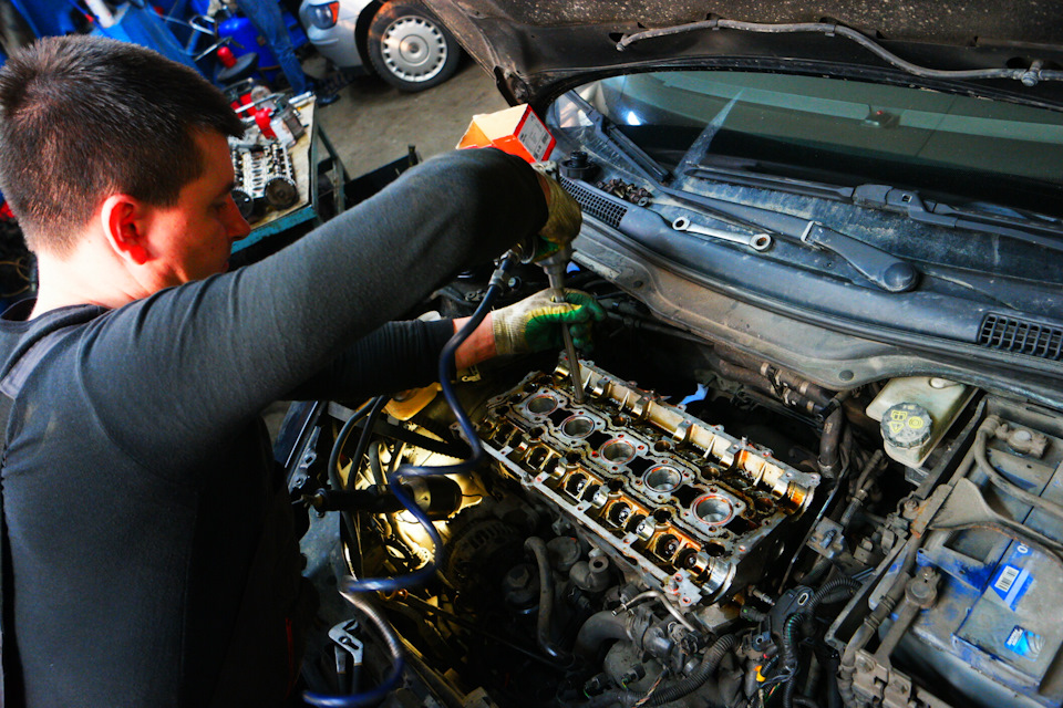 Снимаем головку блока цилиндров — Volvo C30