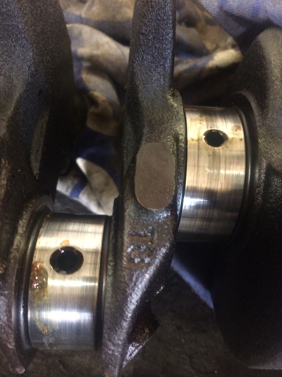 Проточка коленвала. — KIA Shuma II, 1,8 л, 2001 года | визит на сервис ...