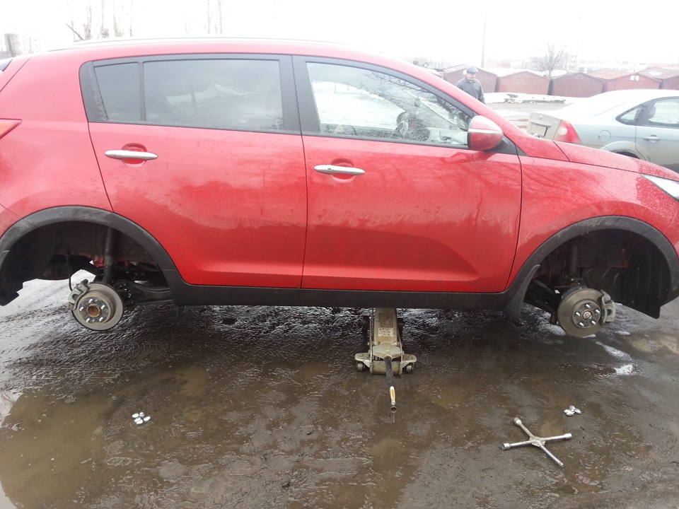 Переобулся) — KIA Sportage (3G), 2 л, 2011 года | шины | DRIVE2