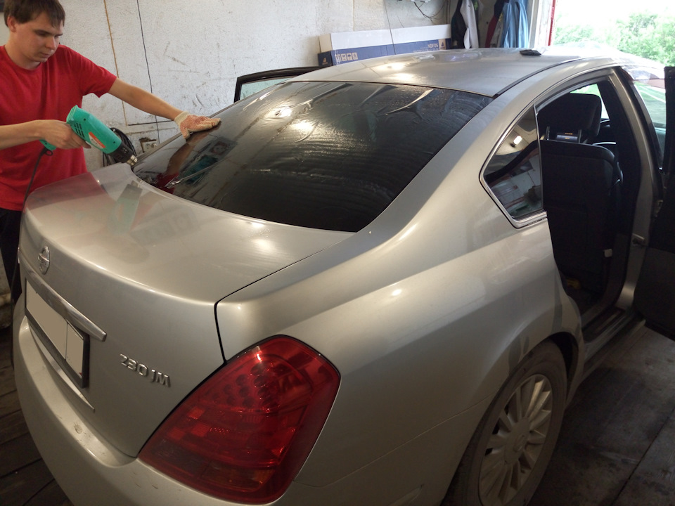 Тонировка LLumar — Nissan Teana (J31), 2,3 л, 2003 года | визит на ...