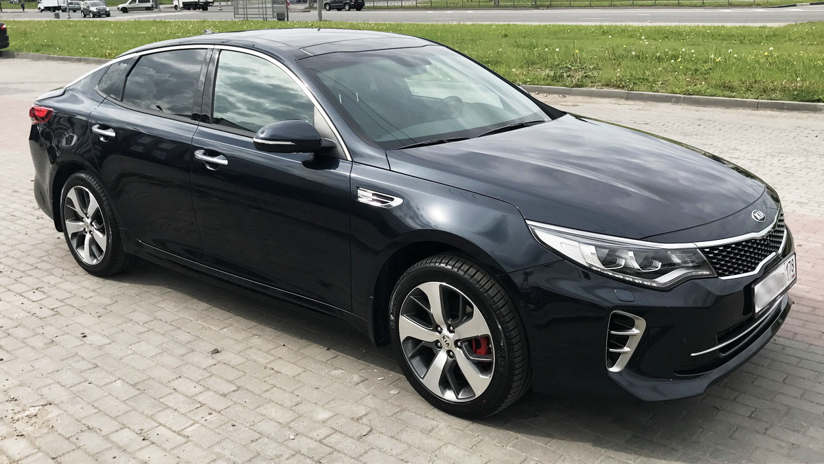 Kia k5 черная