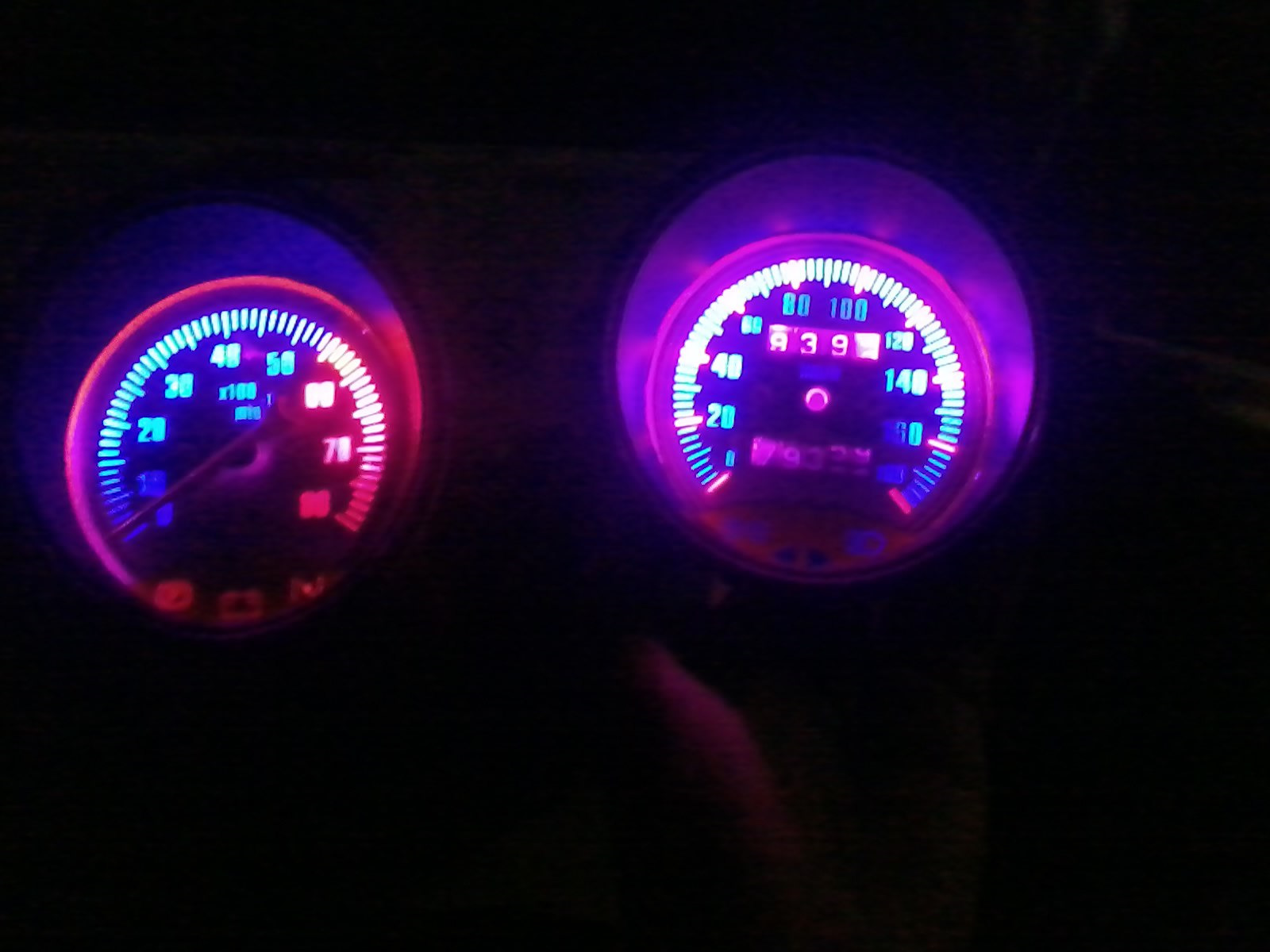 Подсветка приборной панели — Lada 11113 Ока, 0,7 л, 2003 года ...