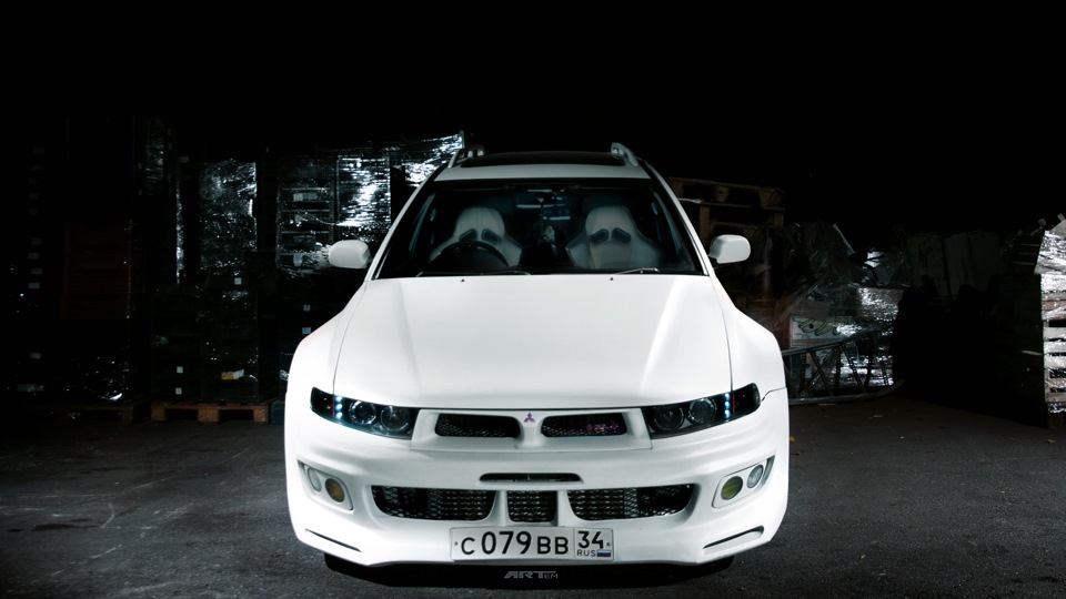 Mitsubishi Legnum VR-4 белый мат 2.5 тт/2*TD04L