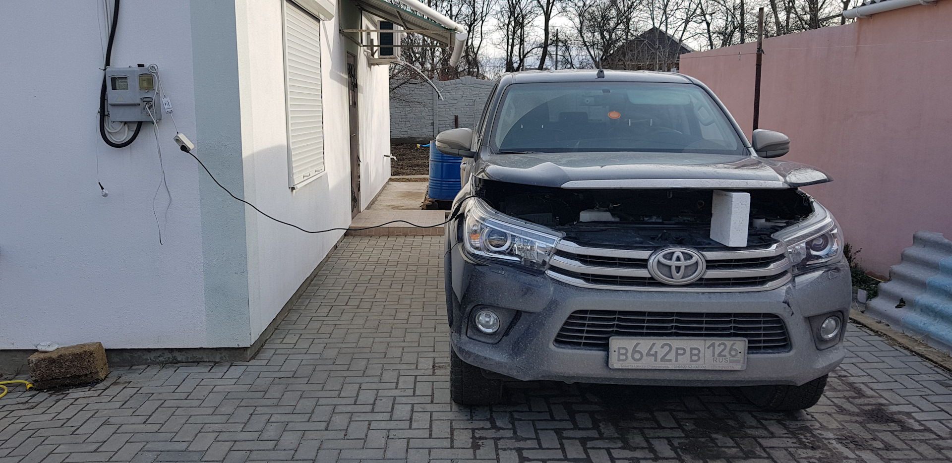 Вебаста слилась. Грелка картера победила. Греемся зимой. Цифры… — Toyota  Hilux (8G), 2,8 л, 2015 года | тюнинг | DRIVE2