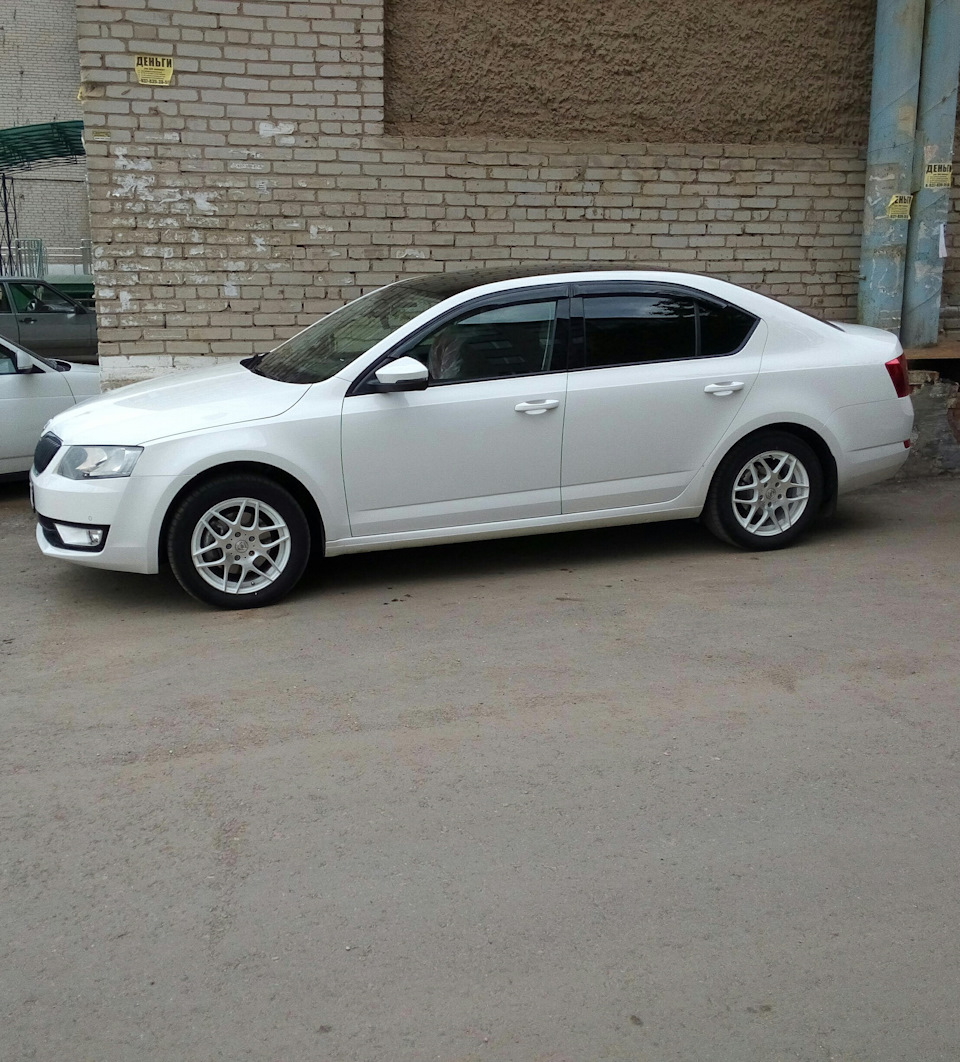 NZ Wheels F-32 6.5x16 5x112 ET50 Dia 57.1 WF — Skoda Octavia A7 Mk3, 1,6 л,  2015 года | колёсные диски | DRIVE2