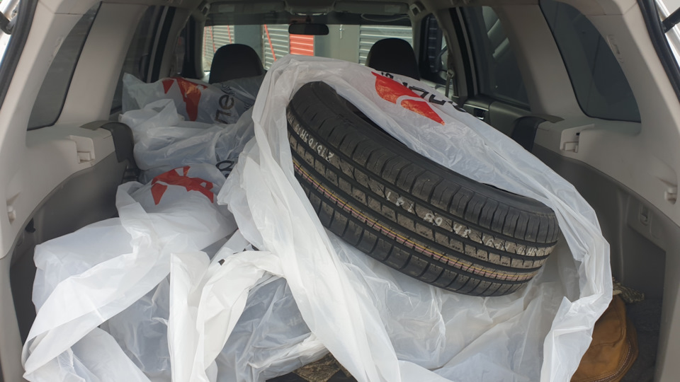 Покупка новой резины Kumho HP91 — Subaru Forester (SH), 2 л, 2008 года ...
