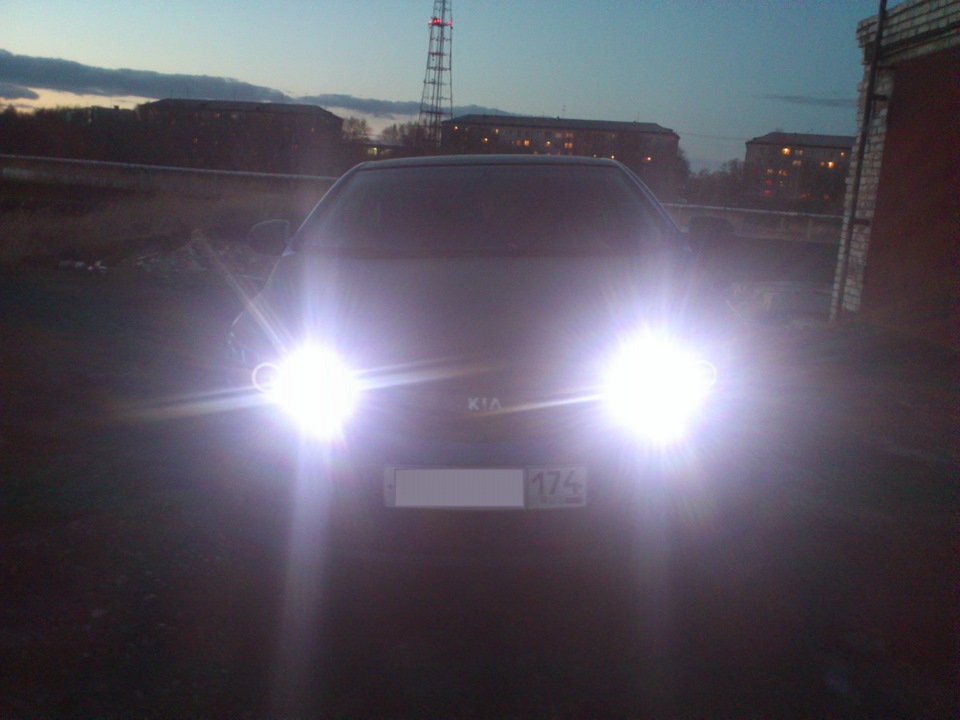 ДХО в фары — KIA Cerato Koup (1G), 1,6 л, 2011 года | стайлинг | DRIVE2