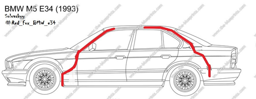 Дренаж люка bmw e36