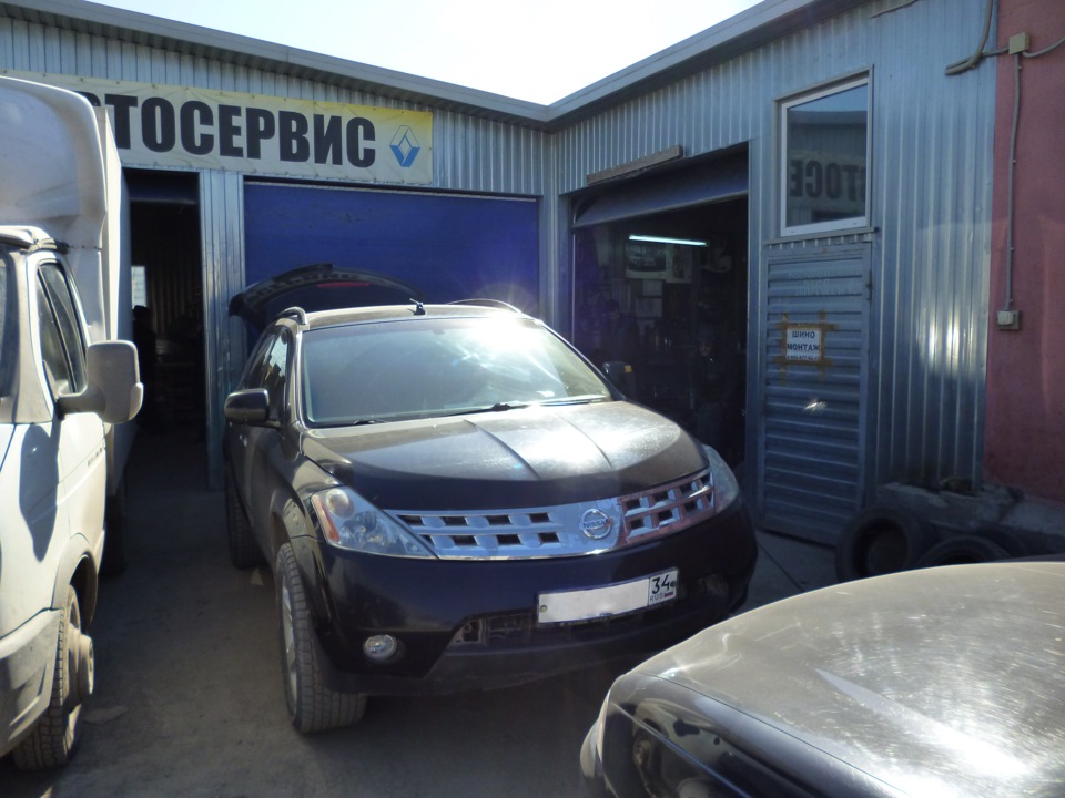 Свист, скрип тормозных колодок (диски) — Nissan Murano I, 3,5 л, 2003 ...