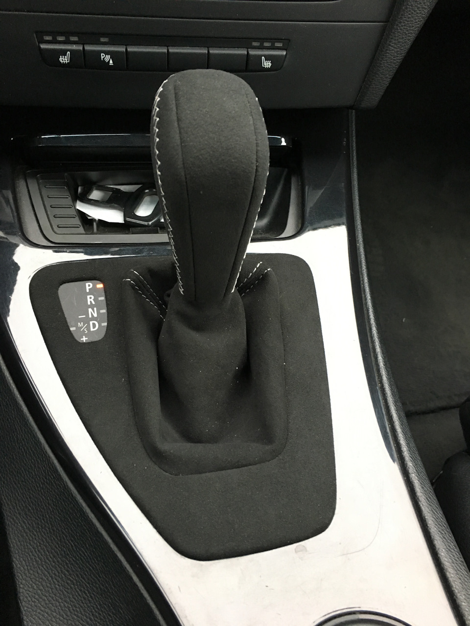 Перешил селектор акпп в алькантару — BMW 3 series Coupe (E92), 3 л ...