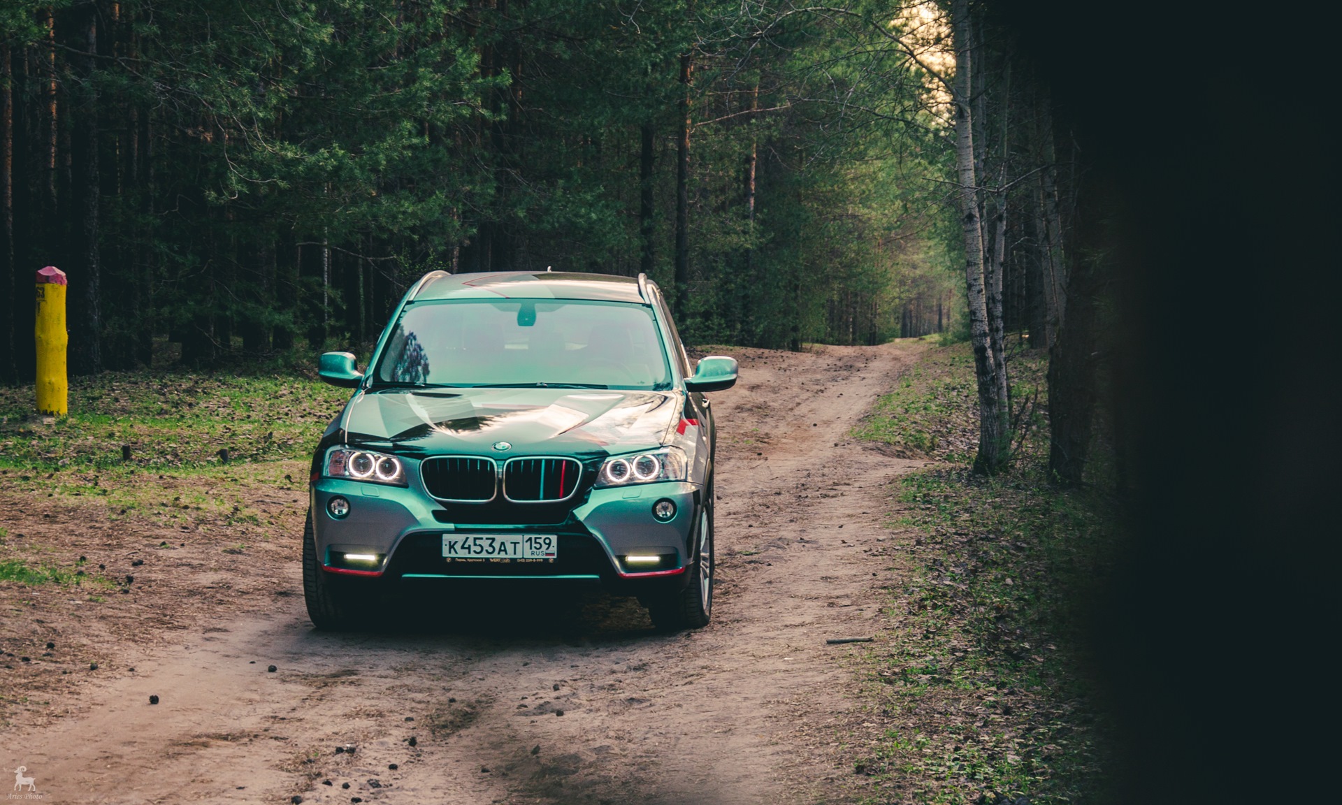 Тонировка атермальной пленкой хамелеон вкруг — BMW X3 (F25), 3 л, 2011 ...