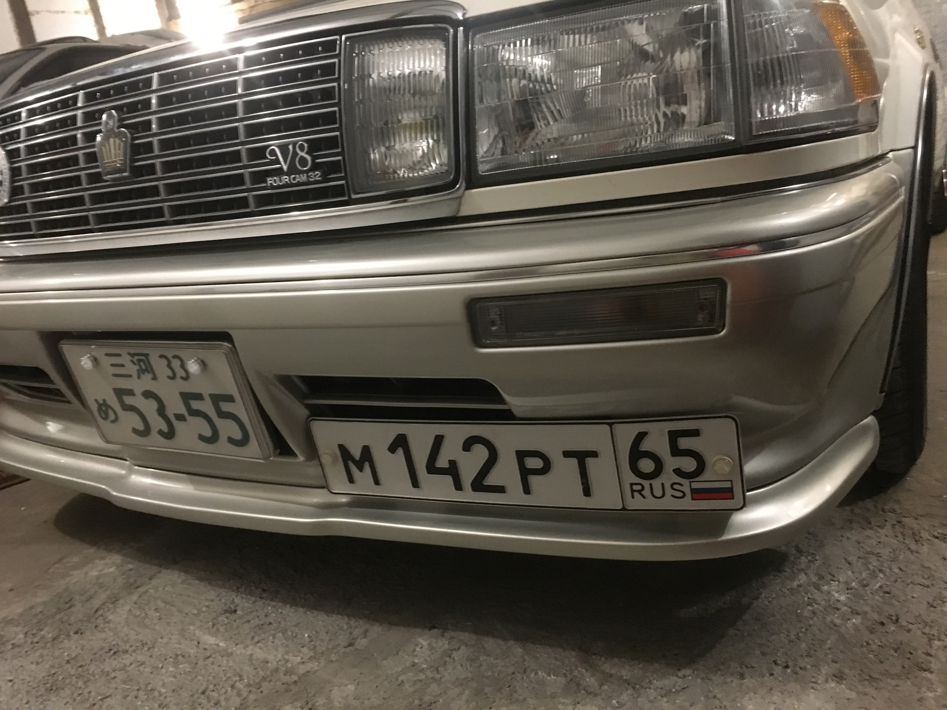 Японскому авто японский номер 2 — Toyota Crown (S130), 4 л, 1990 года |  аксессуары | DRIVE2