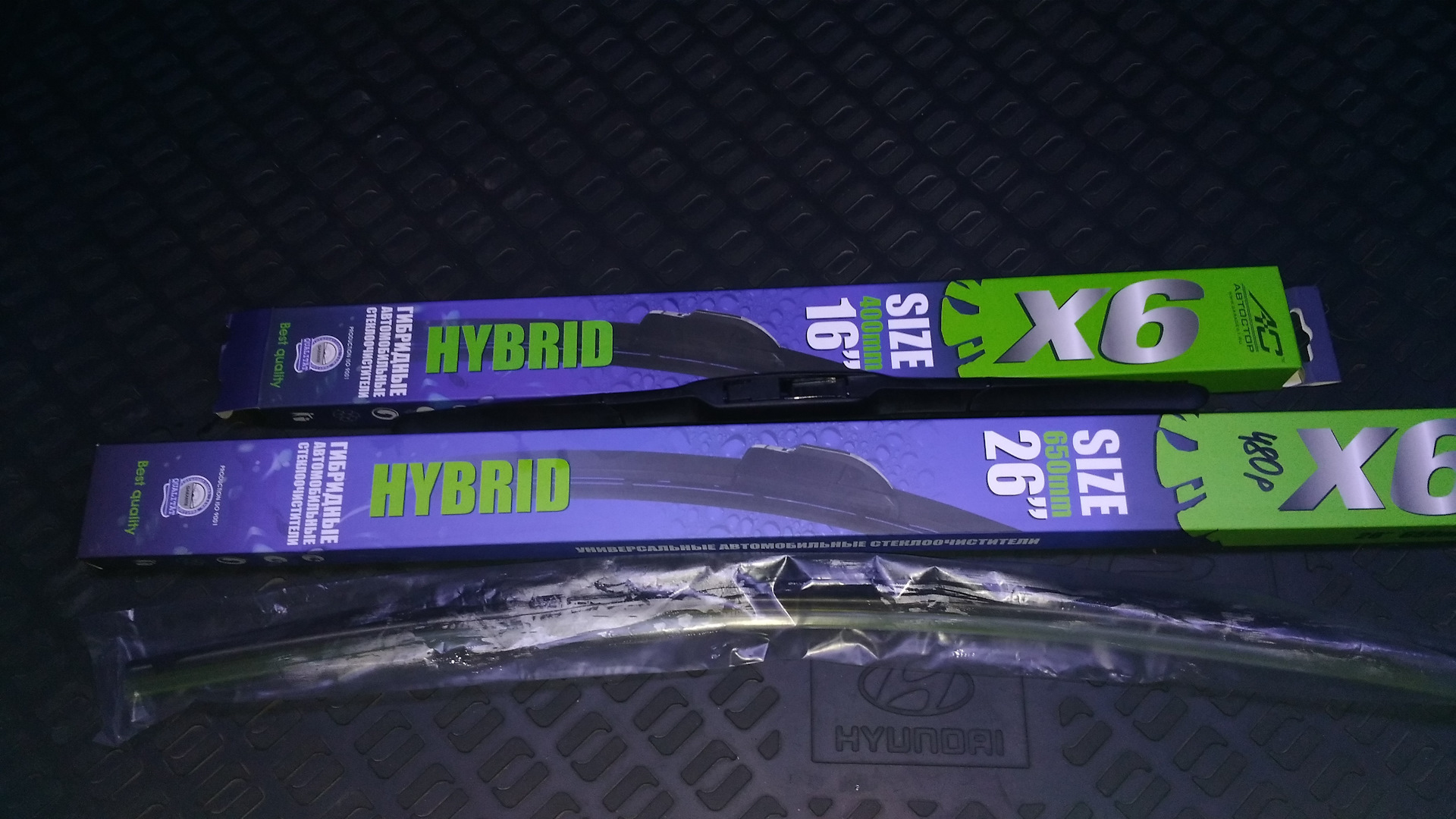 Гибридные щетки "Автостор X6") — Hyundai Solaris (1G), 1,6 л, 2013 года ...