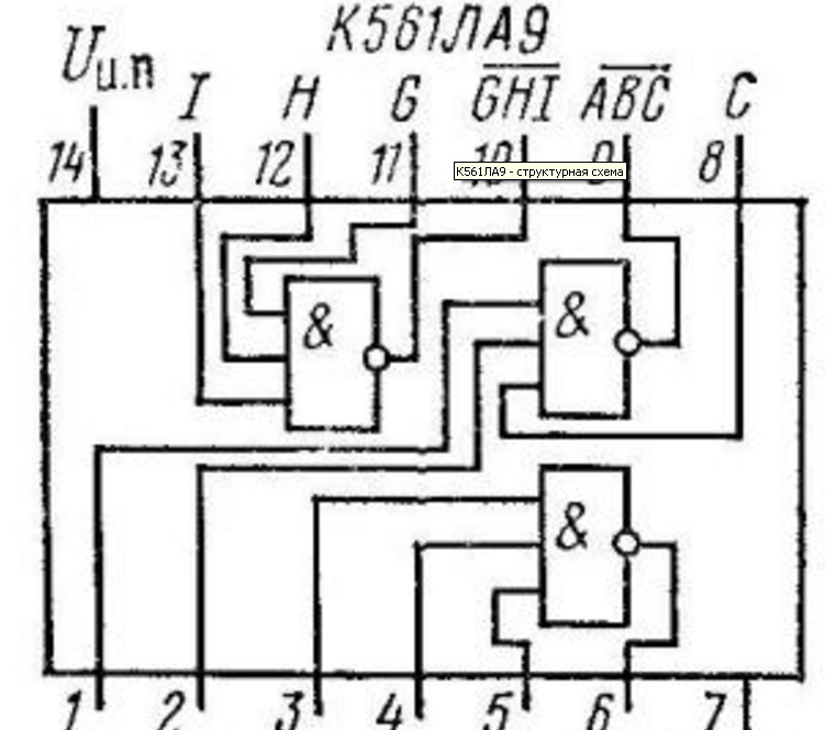 К155ла2 схема включения