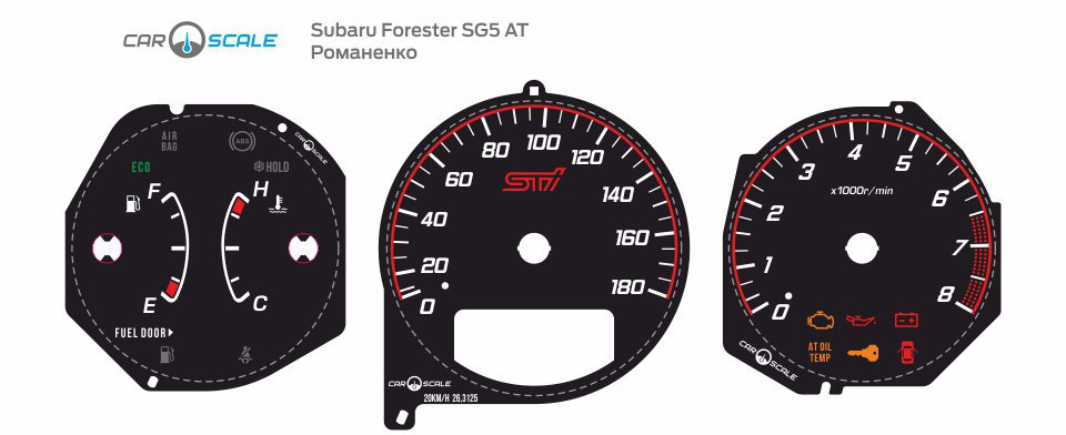 Пересвет subaru forester sg5