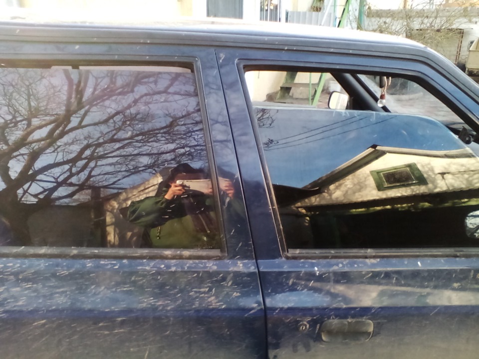 вот решил затонировать передние стекла — Skoda Felicia, 1,3 л, 1996 ...