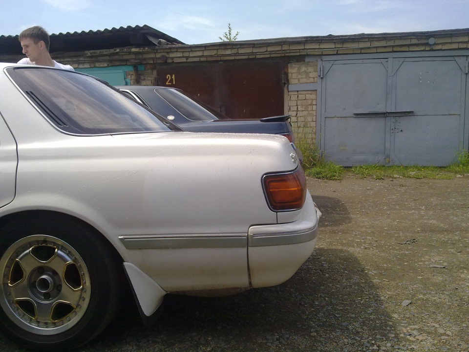 Чайзер в гостях у пневмо-Кресты — Toyota Chaser (80), 2,5 л, 1991 года ...