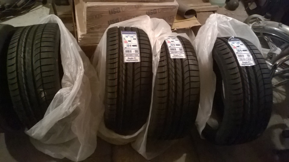 Летняя резина 225/45 R17 — Chevrolet Aveo Sedan (2G), 1,6 л, 2013 года ...