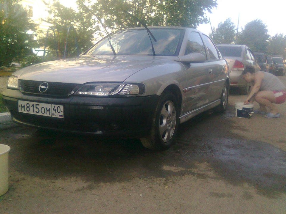 Новый бампер — Opel Vectra B, 2 л, 2000 года | кузовной ремонт | DRIVE2