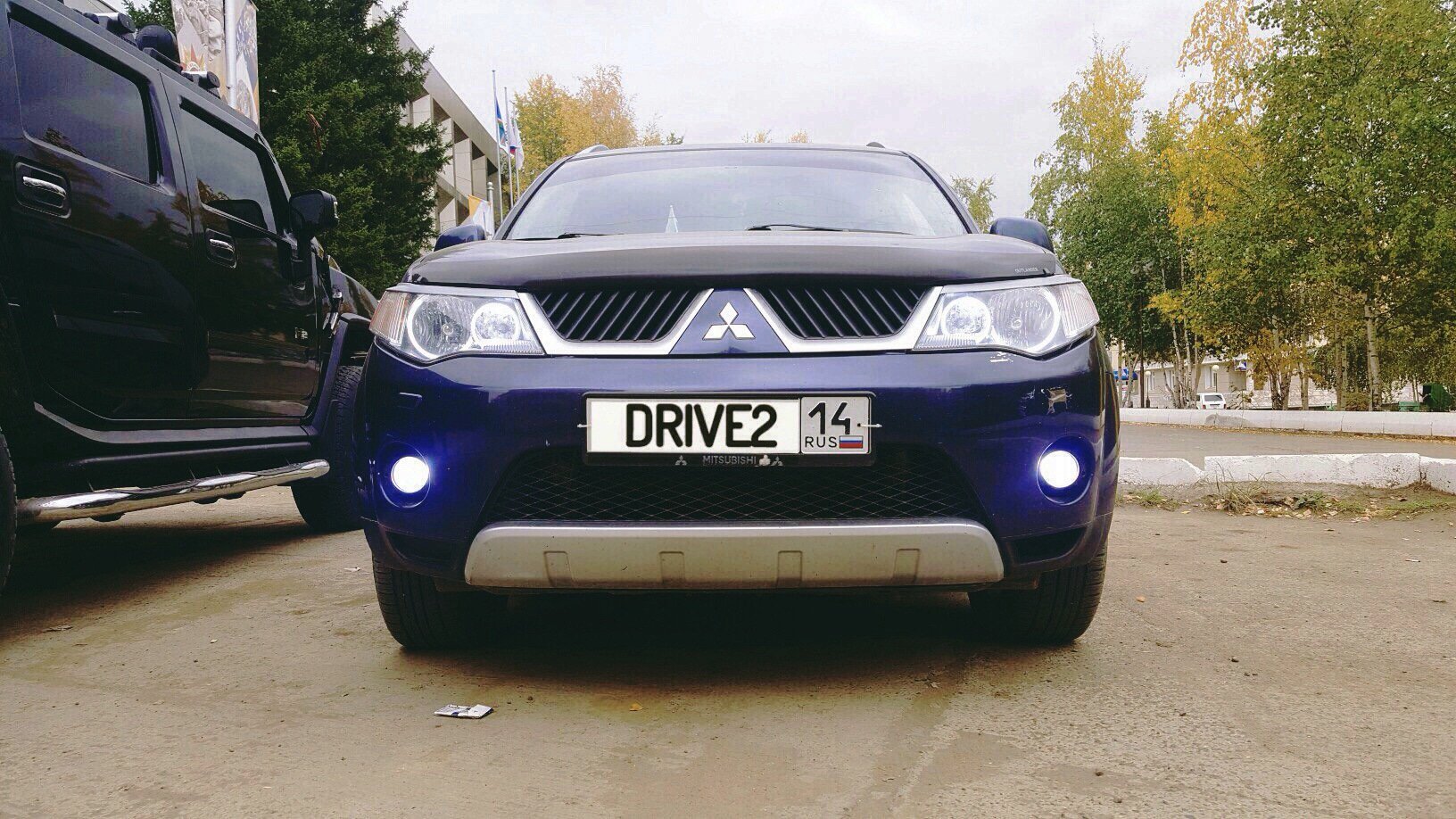 Сделали глазки — Mitsubishi Outlander XL, 3 л, 2007 года | стайлинг ...