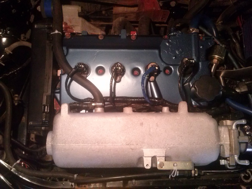 немного блеска под капотом — Lada 21124, 1,6 л, 2007 года | тюнинг | DRIVE2